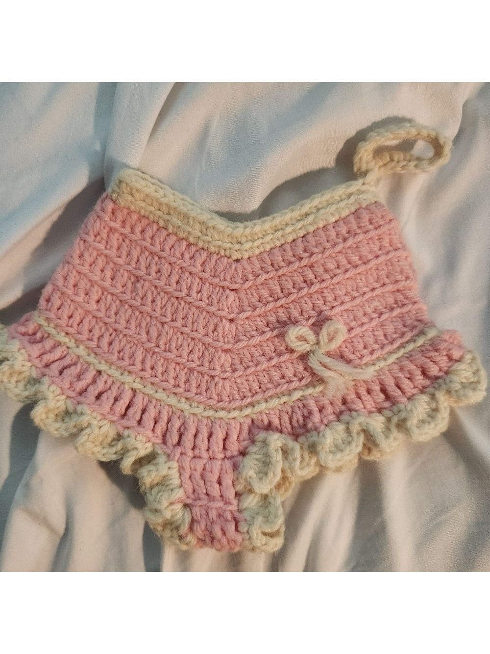 Vintage Crocheted Panties Pot Holder